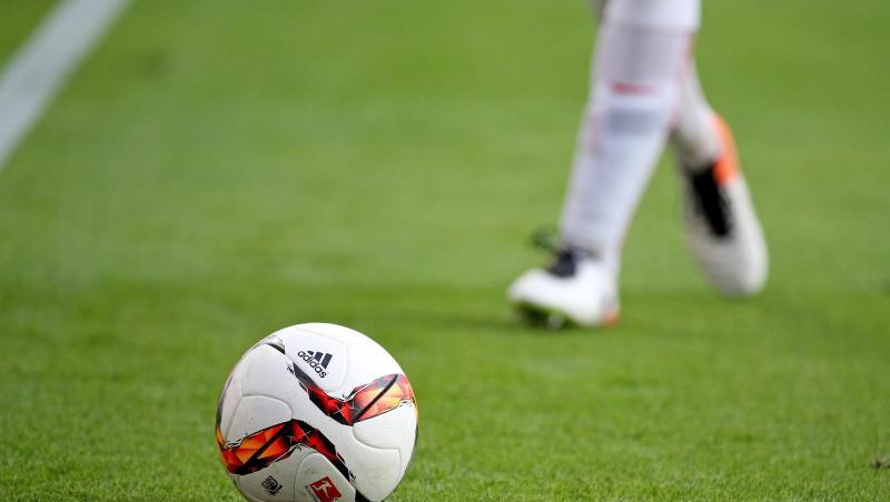 Ein Fußball-Spiel.