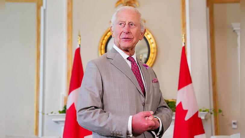 K&ouml;nig Charles III. ist zum ersten Mal als K&ouml;nig in Kanada.