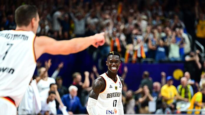 Führte die deutsche Mannschaft mit 26 Punkten und acht Assists zum Sieg: Kapitän Dennis Schröder.