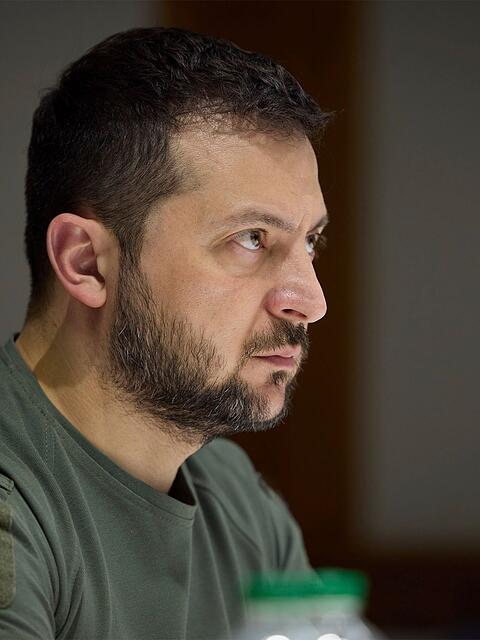 Der ukrainische Pr&auml;sident Selenskyj will vor&uuml;bergehend auf Luftangriffe verzichten. (Archivbild)