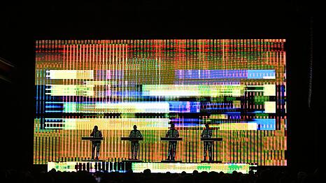 Spektakul&auml;re Graphik: Kraftwerk im Zenith