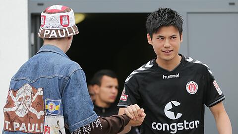 Ryo Miyaichi fällt dem FC St. Pauli wegen eines Kreuzbandrisses monatelang aus.