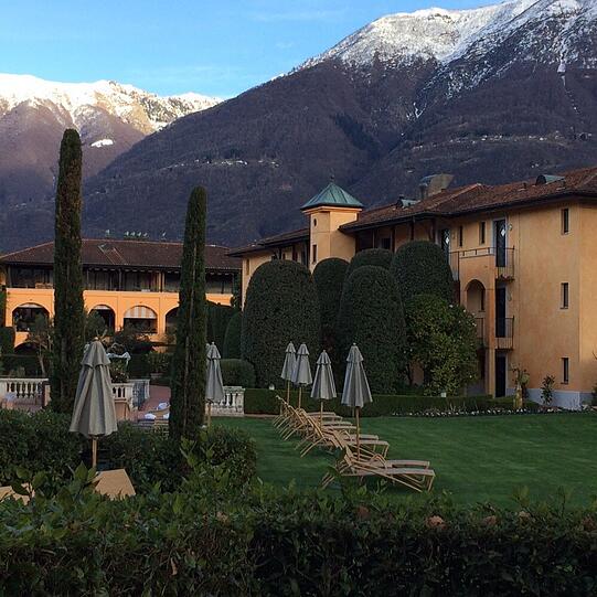 Das Hotel Giardino in Ascona: So luxuriös residiert die DFB-Elf während der EM-Vorbereitung.