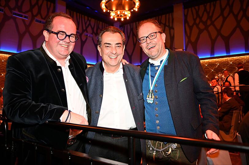 CSU-Politiker Clemens Baumgärtner, Anwalt Stavros Konstantinidis und CSU-Politiker Manuel Pretzl