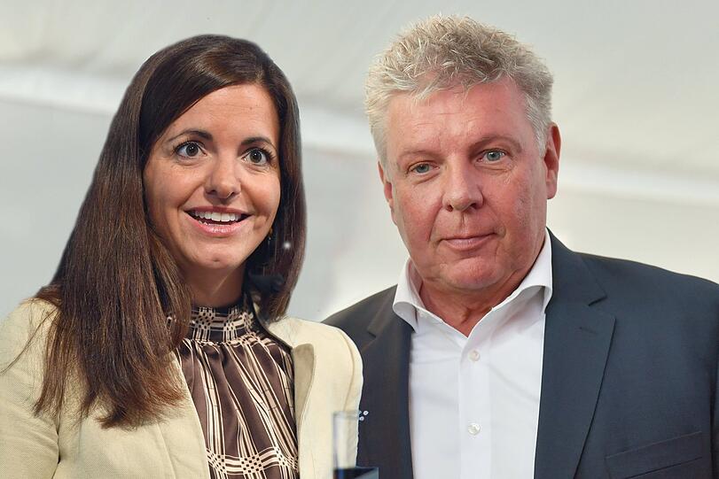 Kristina Frank war 2020 &uuml;berraschend Reiters Kontrahentin in der Stichwahl, verlor dort jedoch deutlich.