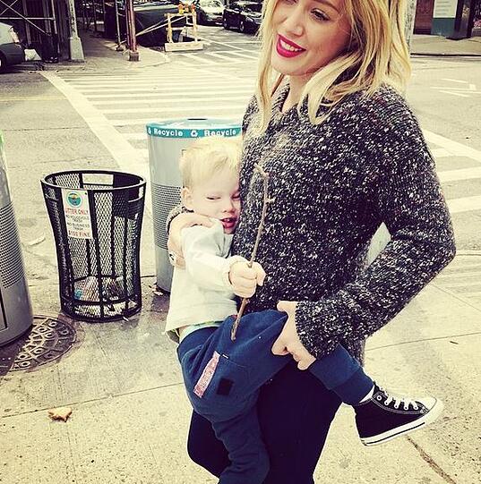 Hilary Duff mit Söhnchen Luca