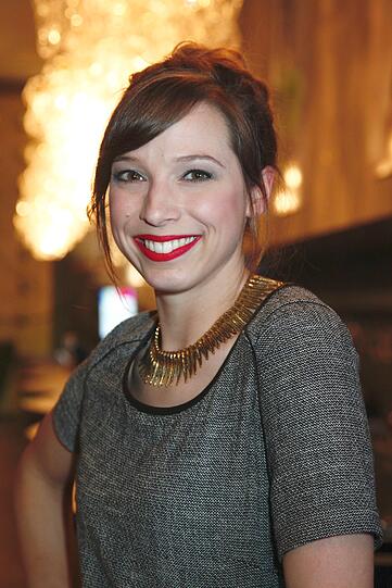 Schauspielerin und Moderatorin Katharina Gast beim "Ernsting's Family Fashion Dinner" im Rilano No.6 am Donnerstag.