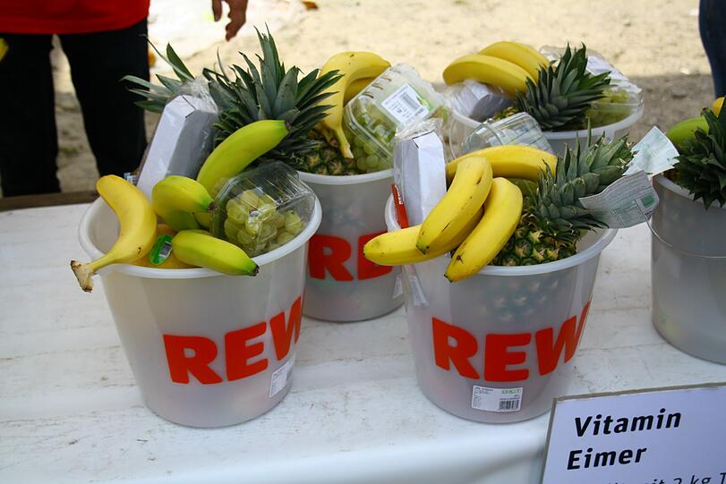Ein Eimer voller Vitamine. Deckt schätzungsweise 4000 Prozent des Tagesbedarfs.