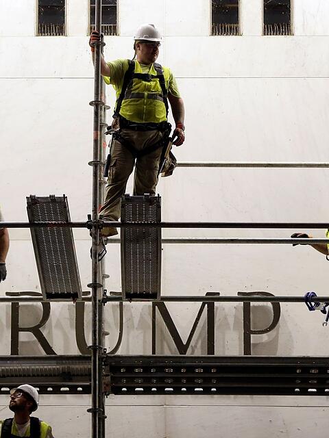 Es gibt einen Streit um Trumps Namen am Kennedy Center. (Archivbild)