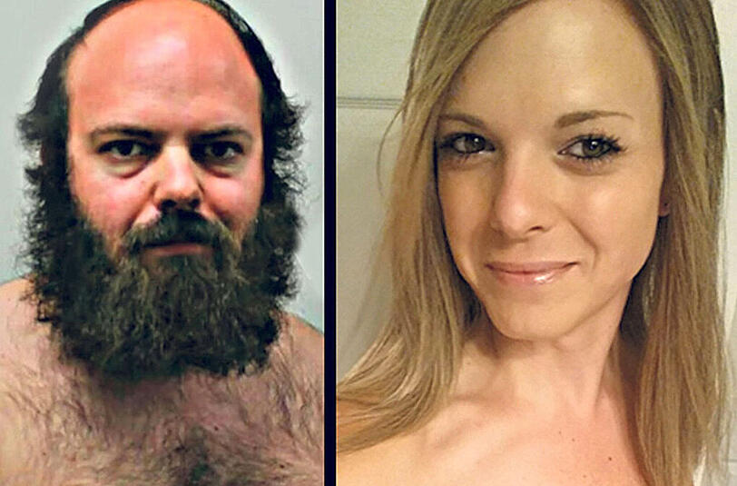 Zwischen diesen beiden Fotos liegt eine Wandlung vom machohaften Soldaten zur zierlichen Frau, von Matthew zu Sona Avedian.