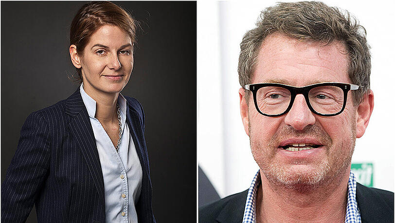 Ab sofort sitzt eine Frau im Chefsessel der "Bild": Tanit Koch löst Kai Diekmann ab. Ab sofort sitzt eine Frau im Chefsessel der "Bild": Tanit Koch löst Kai Diekmann ab.