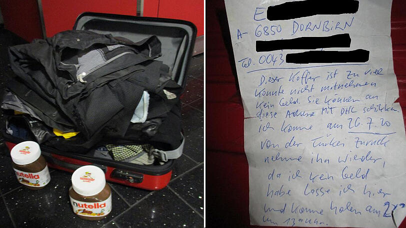 Herrenlose Gegenstände an deutschen Flughäfen wie in dem Fall von Donnerstag sind mit viel Arbeit für die Bundespolizisten und hohen Kosten verbunden. Auch ein gut gemeinter, handgeschriebener Zettel ändert hieran nichts.