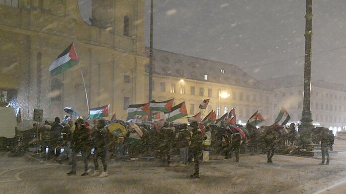 Pro-Palästina-Demonstration in München.