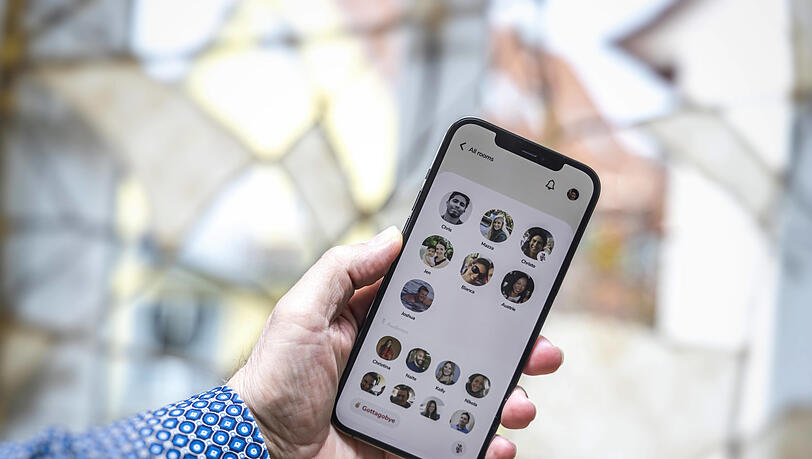 So sieht sie aus, die in Deutschland neue Audio-App Clubhouse, die für Wirbel bis in höchste Politikerkreise sorgt.