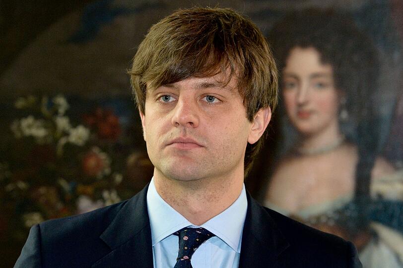 Ernst August Erbprinz von Hannover, aufgenommen am 11.04.2014 auf Schloss Marienburg bei Pattensen