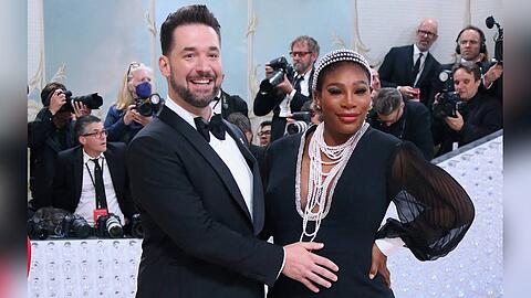 Serena Williams und Alexis Ohanian kurz vor der Geburt ihrer zweiten Tochter im Jahr 2023.