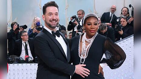 Serena Williams und Alexis Ohanian kurz vor der Geburt ihrer zweiten Tochter im Jahr 2023.