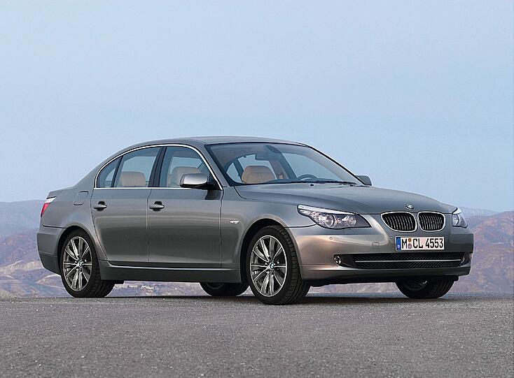 Aufs Treppchen schafft's der 5er BMW (hier der Typ E60). Er ist das dritt-beliebteste Modell in Deutschland.