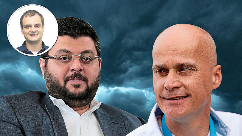 Investor Hasan Ismaik und Präsident Robert Reisinger liefern sich derzeit einmal mehr einen Schlagabtausch.