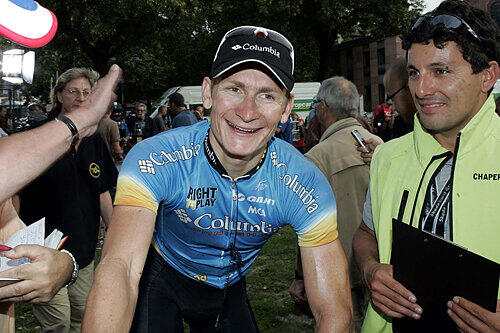 Fuhr schon stark während der Deutschland-Tour &ndash; und gilt als Favorit für den Sieg beim Nürnberger Rennen &bdquo;Rund um die Altstadt&ldquo;: Andre Greipel vom Team Columbia.