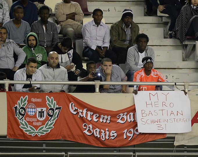 Der FC Bayern am vierten Trainingstag in Doha.