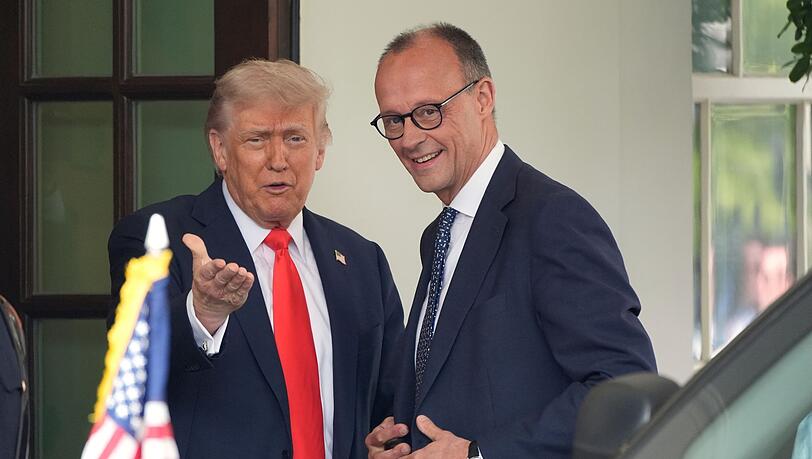 Für Merz ist der erste Besuch im Weißen Haus als Bundeskanzler.