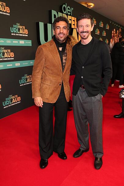 Bei der Kinopremiere von "Der perfekte Urlaub": Elyas M’Barek (l.) und Constantin-Chef Oliver Berben im Mathäser Filmpalast. Bei der Kinopremiere von "Der perfekte Urlaub": Elyas M’Barek (l.) und Constantin-Chef Oliver Berben im Mathäser Filmpalast.