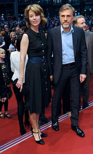 Zur Premiere kam Waltz mit seiner Frau Judith Holste.