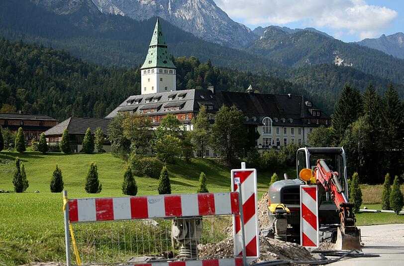 Schloss Elmau in Bayern ist Anfang Juni Schauplatz des G7-Gipfels.