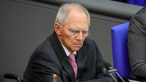 Bundestagspräsident Wolfgang Schäuble im Parlament.