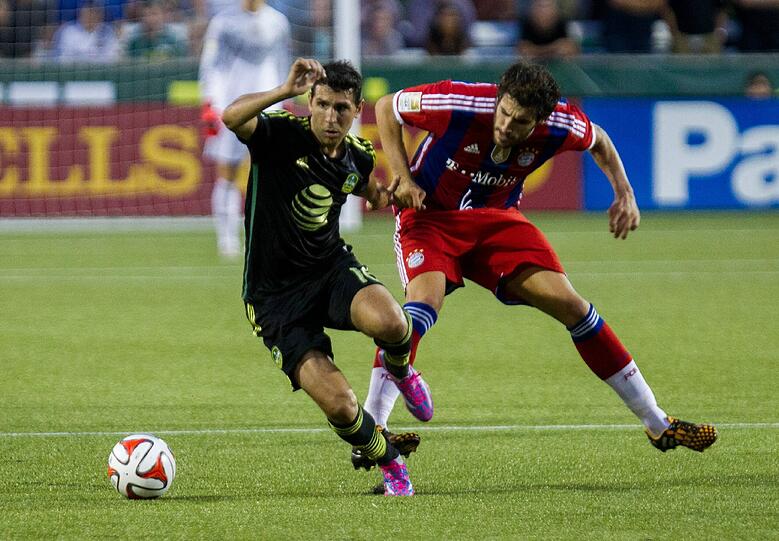 Bilder vom Testspiel gegen die MLS-Auswahl in Portland.