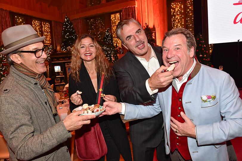 Jillian &bdquo;Jill&ldquo; Noel Hennessy mit Mann Paolo Mastropietro, Chris Noth, Patrick Lindner