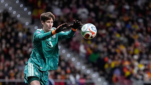 Hielt oft gut, aber gegen Spanien nicht fehlerlos: Ann-Katrin Berger.