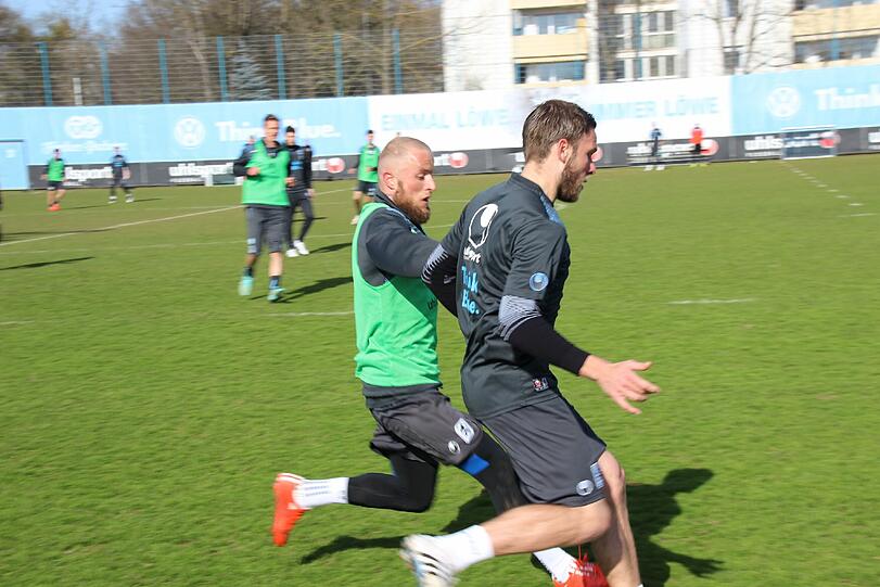 Die Bilder vom Abschlusstraining vor dem Heimspiel gegen den SV Sandhausen.