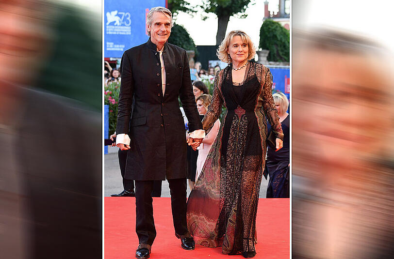 Jeremy Irons und seine Frau Sinéad Cusack.