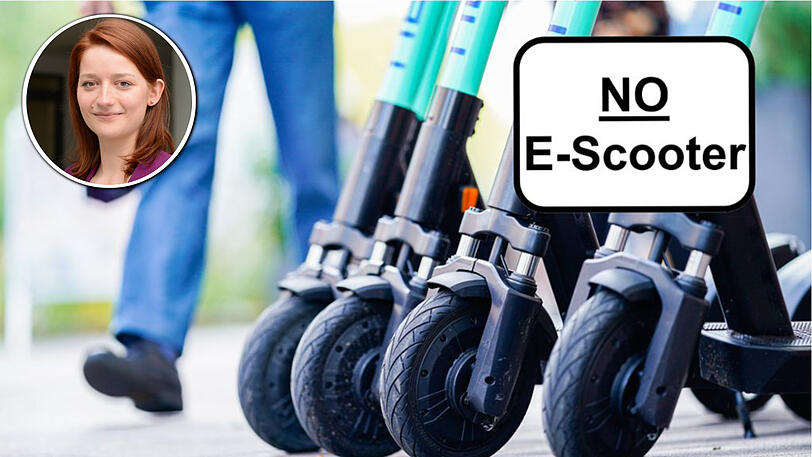 Die Rathausreporterin über E-Scooter zur Wiesn.