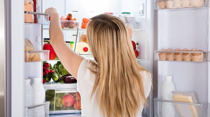 Der Kühlschrank hat verschiedene Temperaturzonen. Der Kühlschrank hat verschiedene Temperaturzonen.