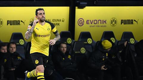 Wird eingewechselt und trifft: BVB-Stürmer Paco Alcácer.