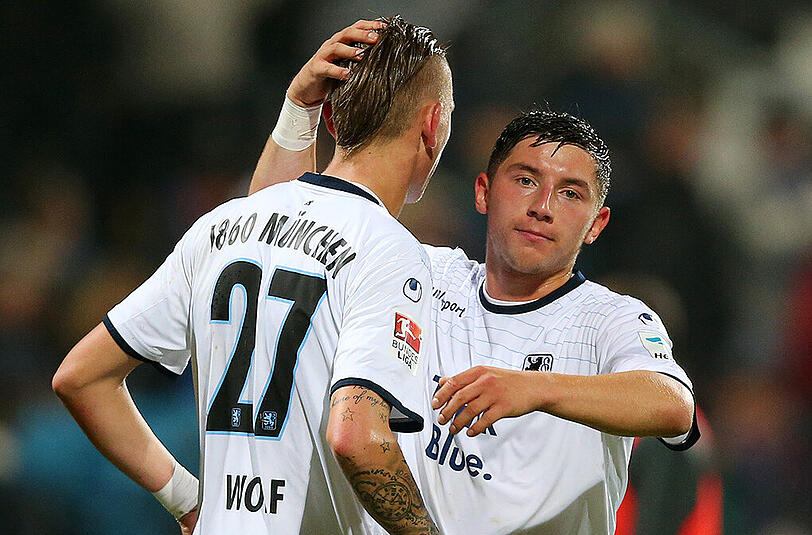 Zwei Löwen-Talente, die Sechzig noch länger erhalten bleiben sollen: Marius Wolf und Maximilian Wittek.