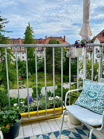 Eine grüne Oase - und ein Paradies für die Bienen.