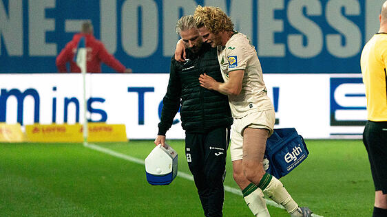 Musste gegen Rostock verletzungsbedingt ausgewechselt werden: Kapitän Jesper Verlaat.