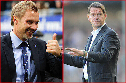 "Er sieht sehr gut aus. Da ist ein Kuss nicht so schlecht."
(Sportdirektor Frank Arnesen (rechts) vom Hamburger SV. Der neue HSV-Trainer Thorsten Fink (links) war Arnesen nach dem Ausgleich gegen den VfL Wolfsburg stürmisch um den Hals gefallen)