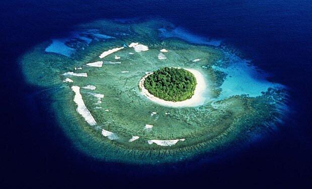 Die Insel Tonga im Südpazifik.