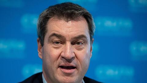 Bayerns Ministerpräsident Markus Söder: "Gut, dass die Sache vom Tisch ist.".