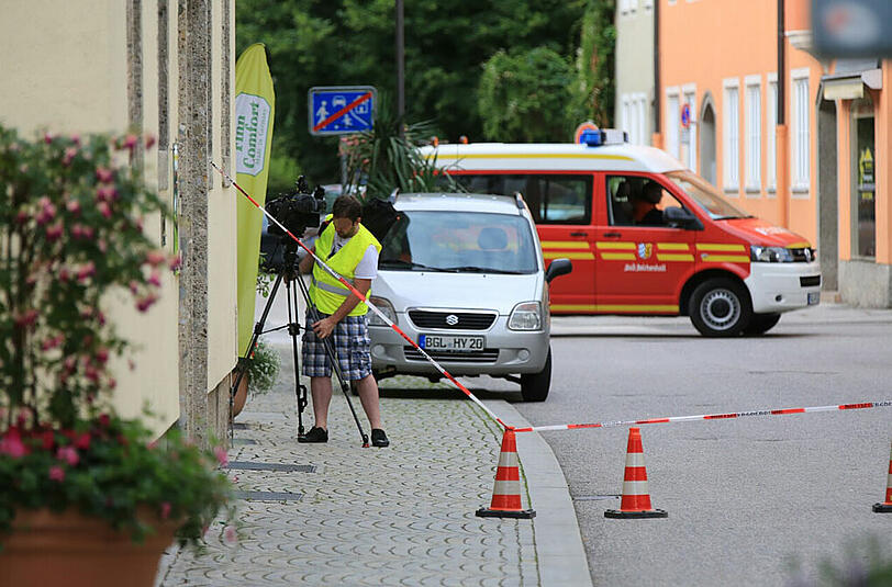 Mord in Bad Reichenhall - die Bilder vom Tatort.