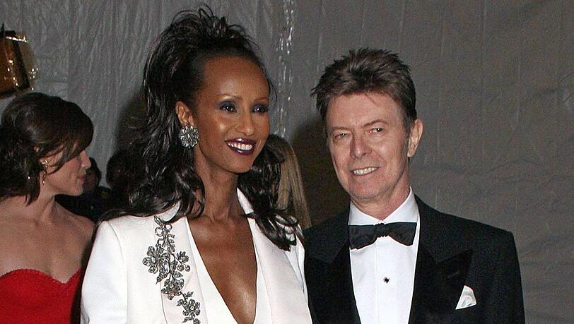 Iman und David Bowie im Jahr 2007 in New York.