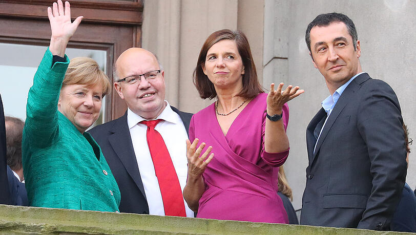 Die Jamaika-Koalition verliert an Zustimmung. Die Jamaika-Koalition verliert an Zustimmung.