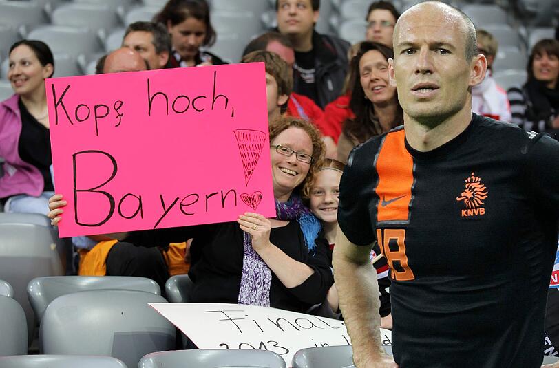 Viele Bayern-Fans verteidigen Arjen Robben.