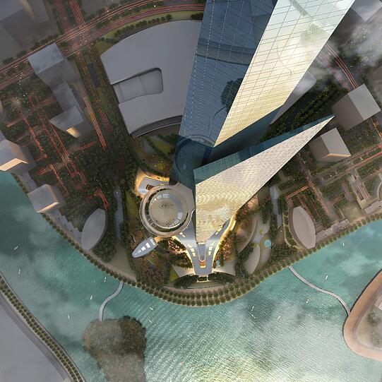 Mit über einem Kilometer Höhe wäre der Kingdom-Tower das höchste Gebäude der Welt.