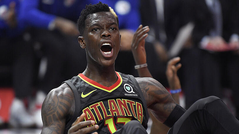 Dennis Schröder war  mit 13 Punkten viertbester Werfer der Atlanta Hawks.